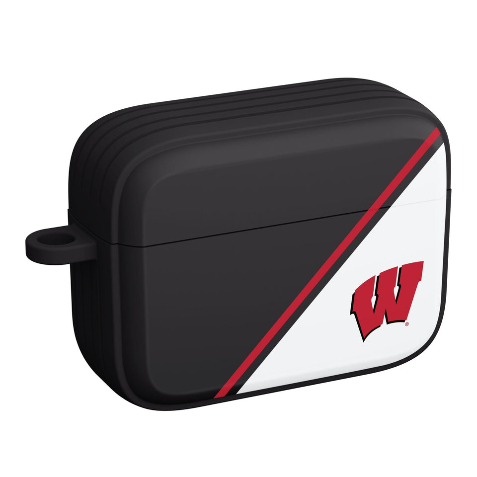 Wisconsin Badgers HDX Champion Series Apple AirPods Pro 1 & 2 Case Cover - Wear with style