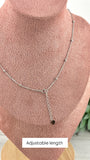 Witch Knot Necklace in 925 Silver with Beaded Chain | Collar nudo de bruja plata 925 con cadena de bolitas - Wear with style