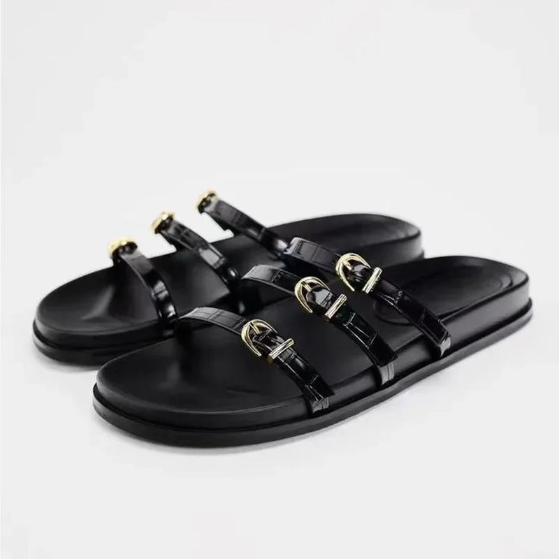 Women's designer Chic Flat Sandals - Wear with style