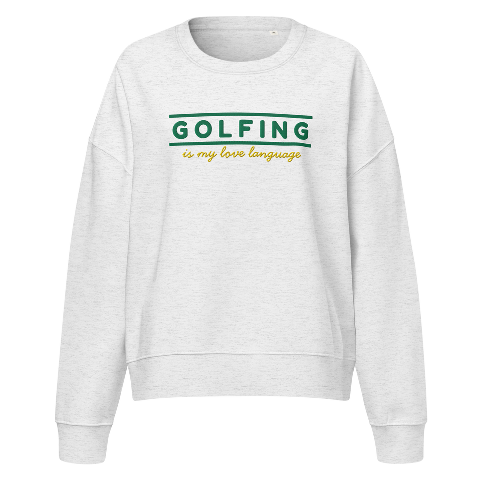 Golfing Is My Love Language Women's Sweatshirt