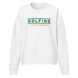 Golfing Is My Love Language Women's Sweatshirt