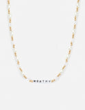 Worthy Letter Necklace - Wear with style