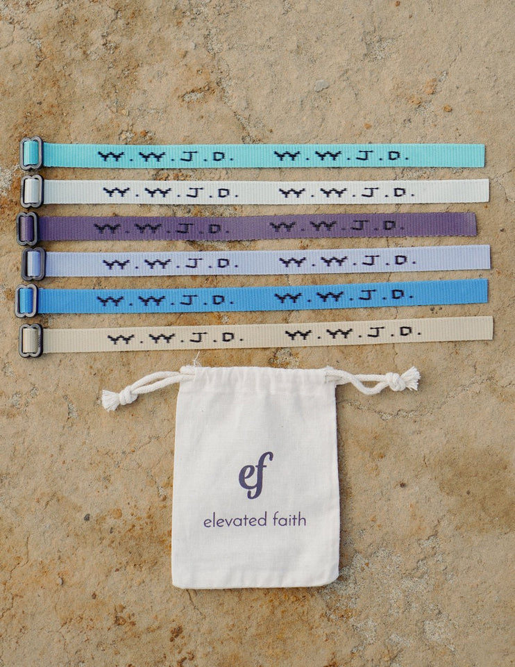 WWJD Surf Bracelet Pack - Wear with style