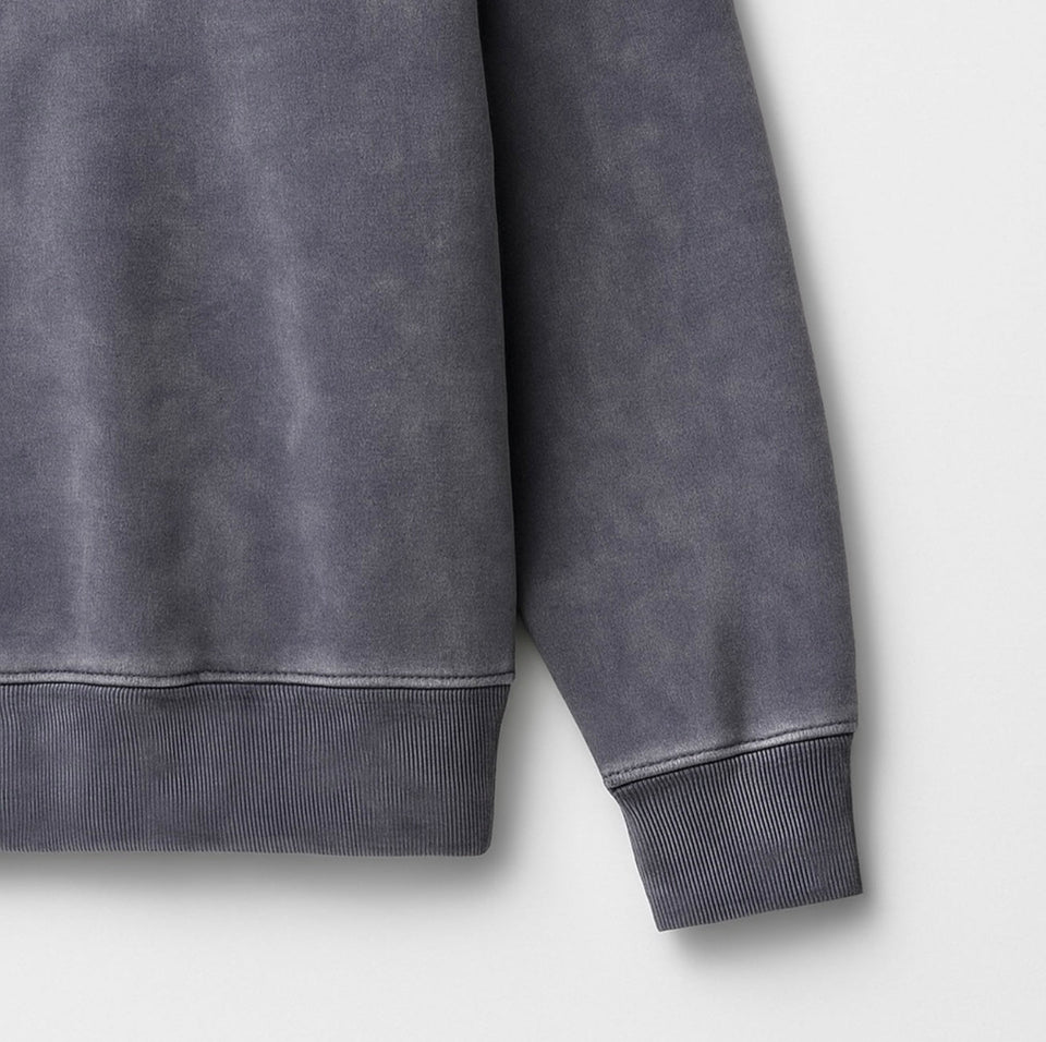 Yerevan Oversized Sweatshirt Dress - Vintage Gray - Wear with style