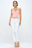 ZIG ZAG BANDAGE CROP TUBE TOP - Wear with style