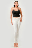ZIG ZAG BANDAGE CROP TUBE TOP - Wear with style